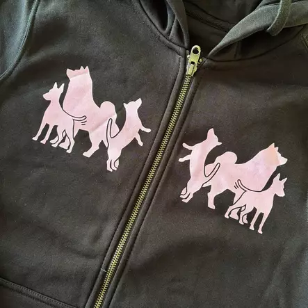 Huppari koirahamoilla,XXS musta Unisex - VAATTEET - 605700 - 1