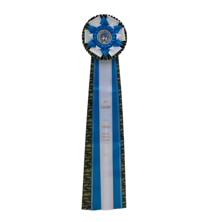 FI KVA-VAHI - vahingoittuneen hirvieläimen jäljestämisvalio -Ruusuke - Valioruusukkeet - 103340 - 3