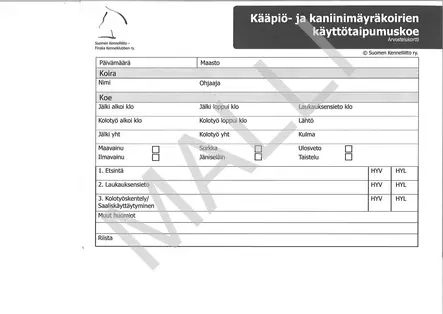 PIKA Maastokortti - Metsästys - 405151 - 1