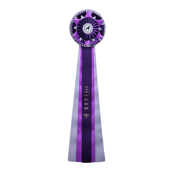 ROP Kasvattaja Ruusuke,harmaa/ liila/vio - Näyttelyruusukkeet - 103141 - 1