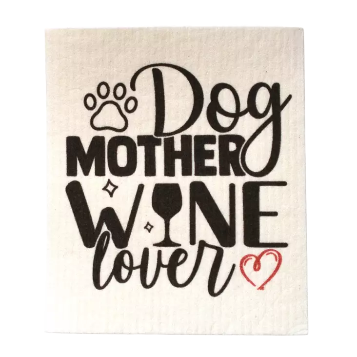Keittiöliina, Dog Mother Wine Lover - KOTI & SISUSTUS - 609921 - 1