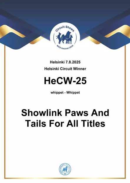 Circuit 2025 diplomi - WDS 2025 - 609352 - 1