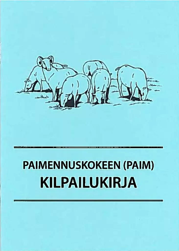 Paimennuskokeen kilpailukirja (PAIM) - Muut - 405212 - 1