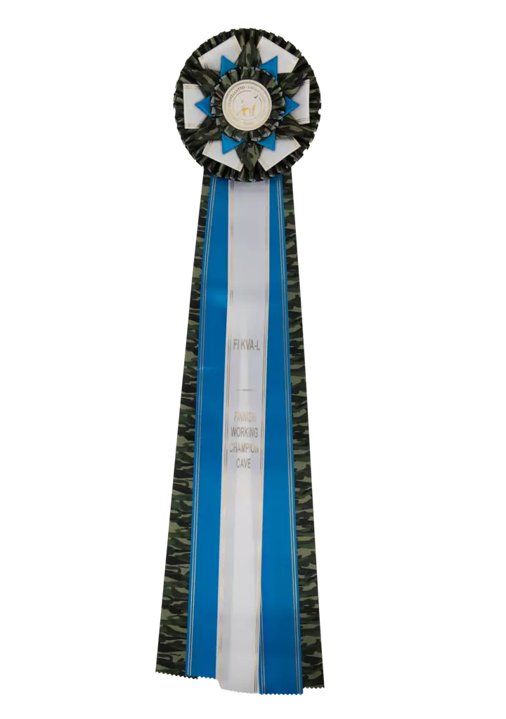 FI KVA-L - Suomen Luolakoirien Luolavalio Ruusuke - Valioruusukkeet - 103333 - 2