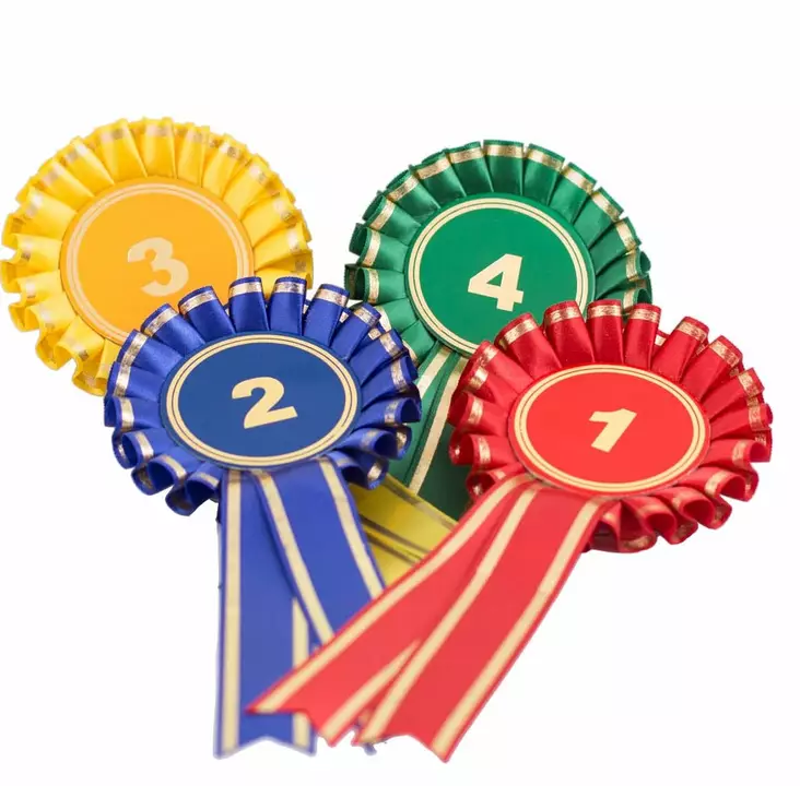 Sijoitusruusuke - Sijat 1.-4. - Agility ruusukkeet - 103513 - 1