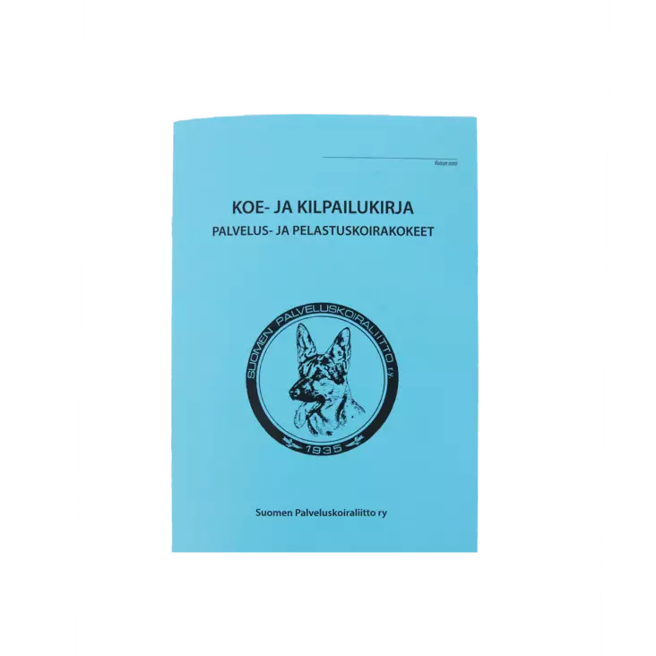 PK kilpailukirja - Palveluskoirakokeet - 201105 - 1