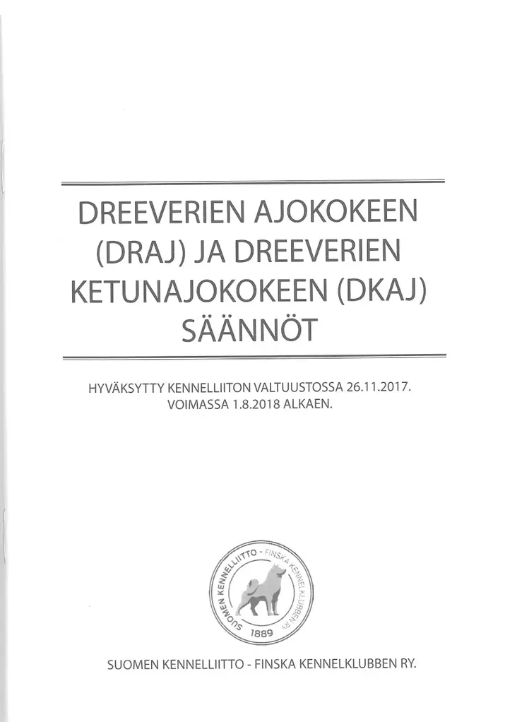 DRAJ säännöt ja ohjeet - Metsästys - 405116 - 1