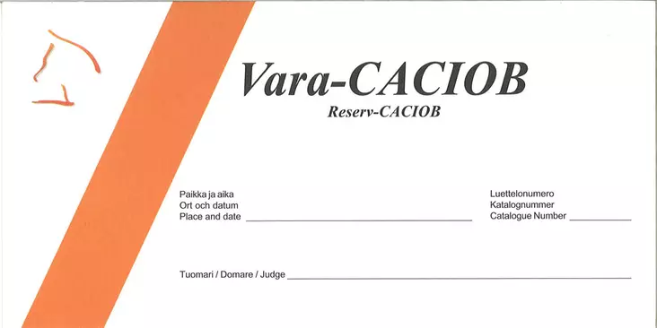 VARA-CACIOB palkintolipuke - Koelomakkeet - 106126 - 1