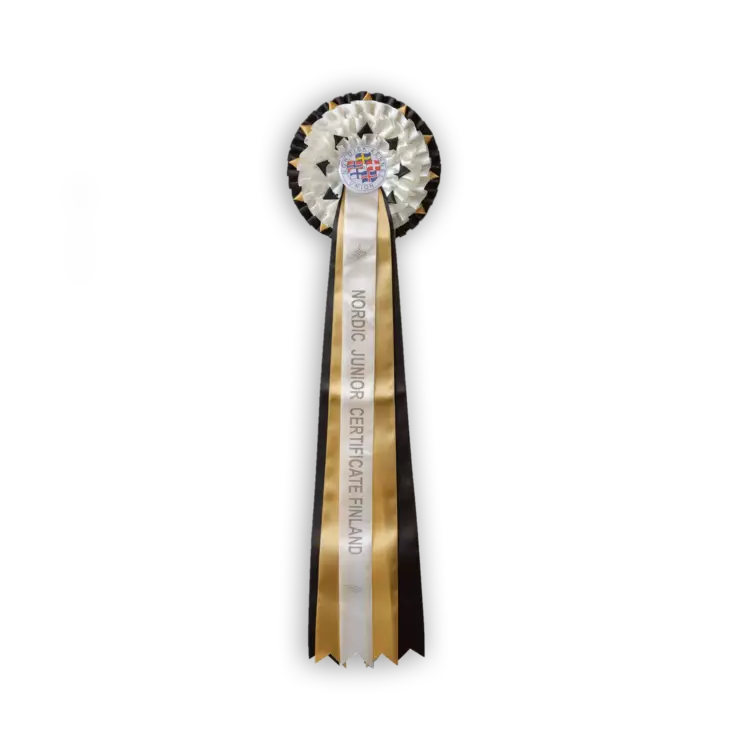 NORDIC JUN SERT ruusuke,iso - Näyttelyruusukkeet - 103626 - 1