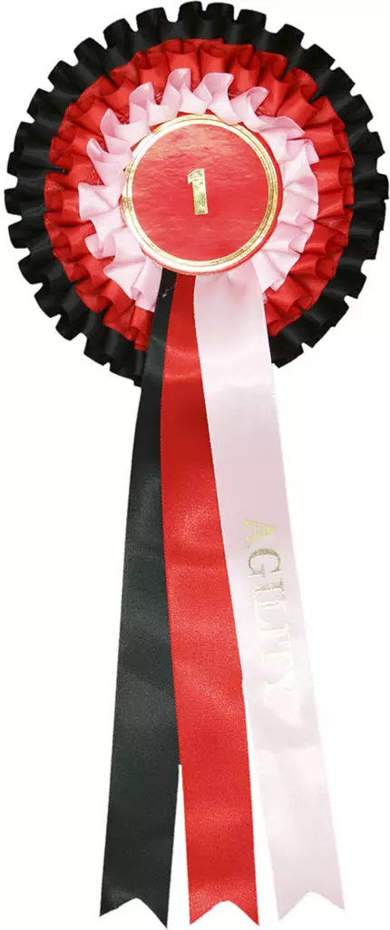 AGILITY 1.-3. Sijoitusruusuke - Agility ruusukkeet - 103247 - 1