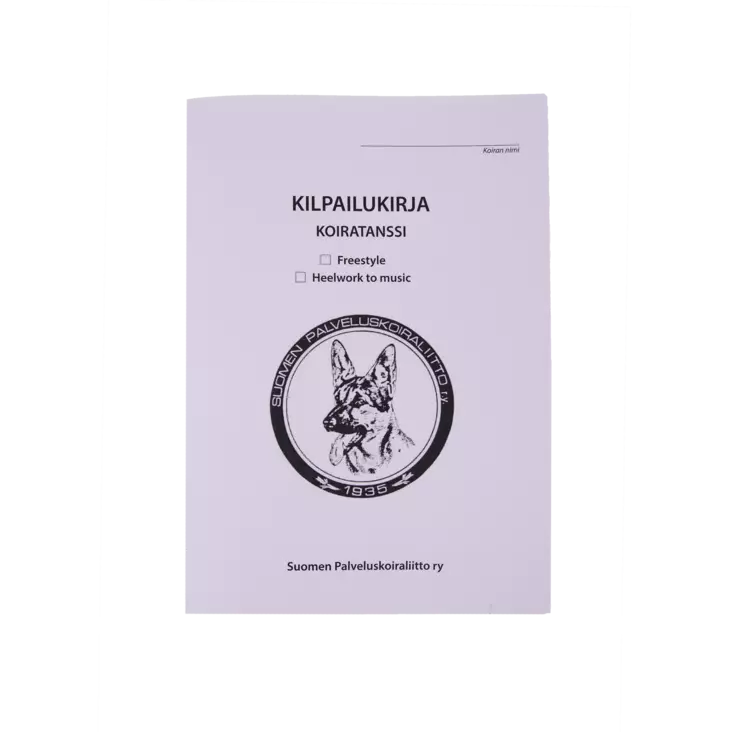 Koiratanssin kilpailukirja - Koiratanssi - 405128 - 1