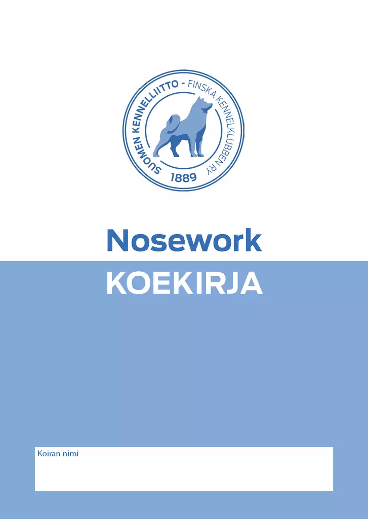 Nosework koekirja - Muut - 405238 - 1