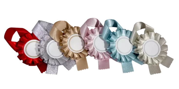 Plaseeraus-/ pullokoriste-ruusuke - Hupiruusukkeet - 103659 - 1